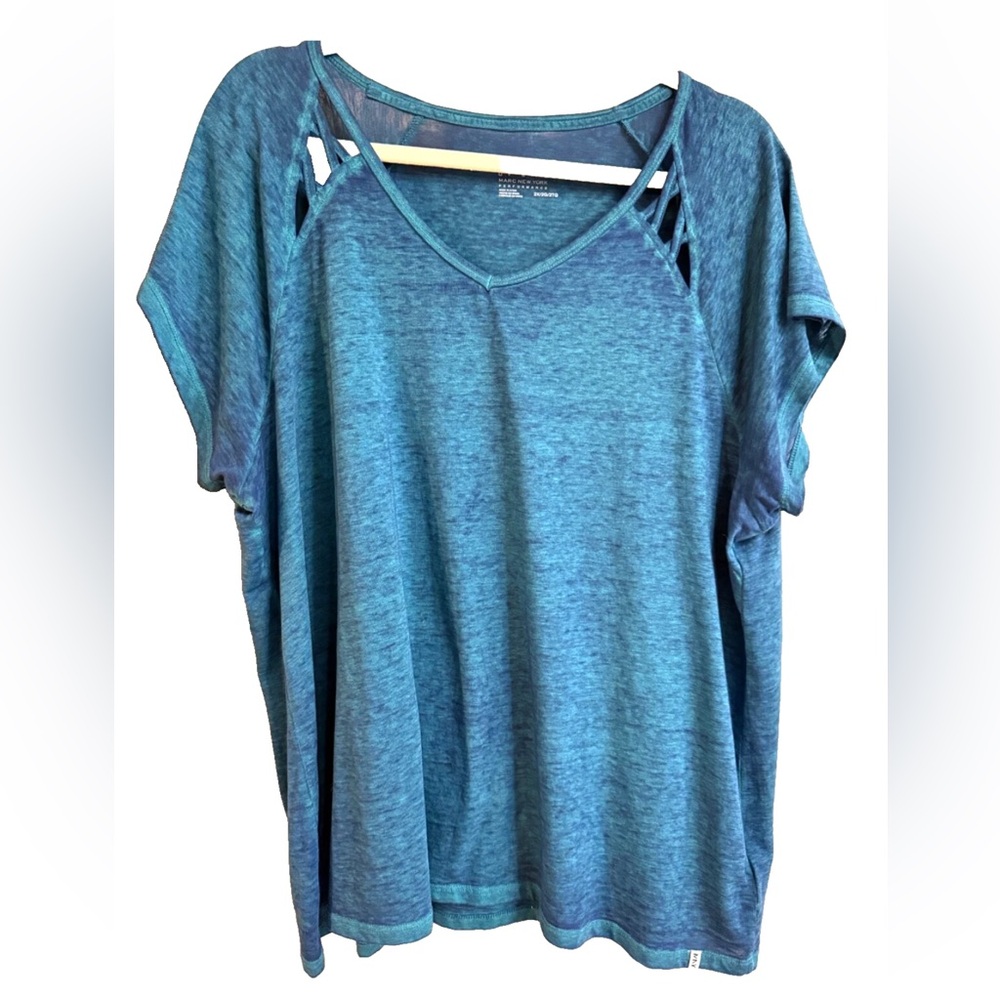 Marc New York Performance Plus Cutout Jersey Tee 2X